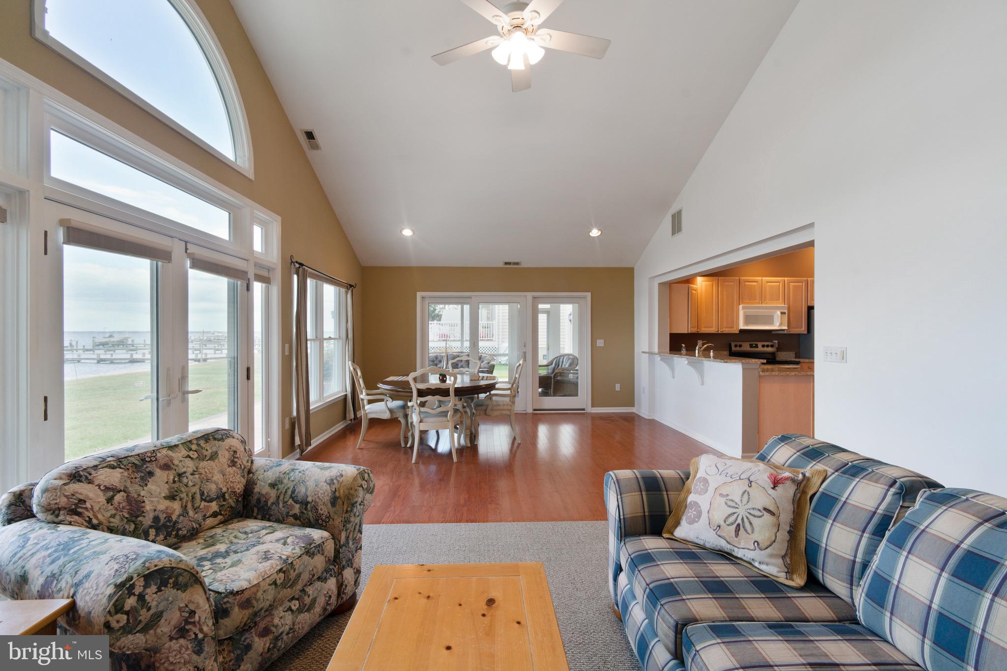 153 Allegany Road Stevensville, MD 21666 - Photo 12 of 46 Great room view to dining area