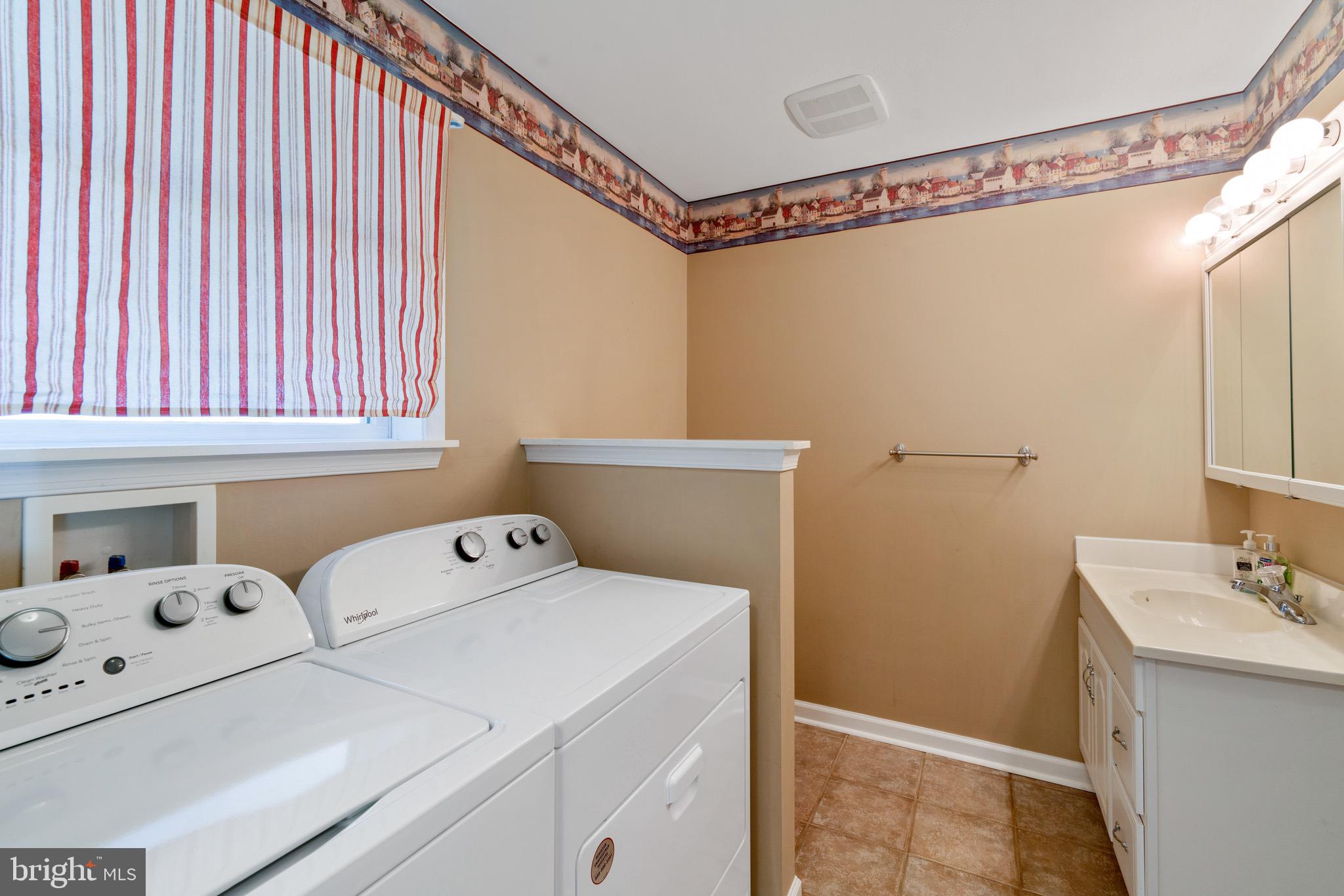 153 Allegany Road Stevensville, MD 21666 - Photo 22 of 46 Laundry room with half bathroom