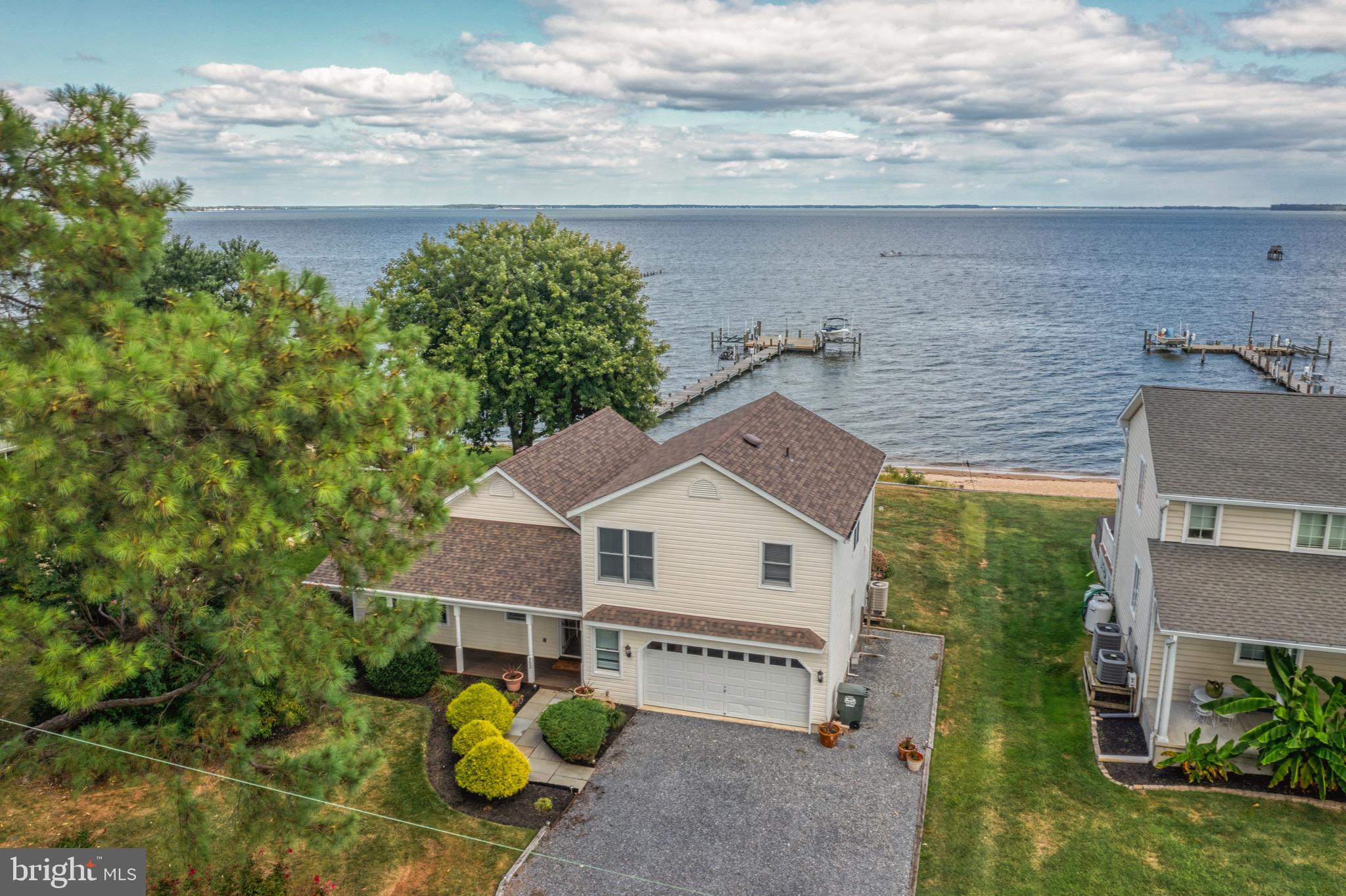 153 Allegany Road Stevensville, MD 21666 - Photo 32 of 46 Aerial view of home