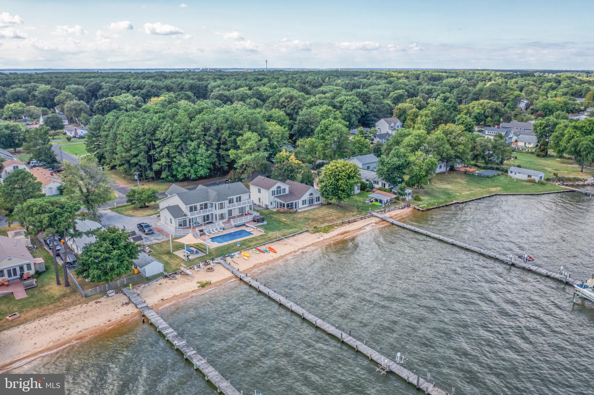 153 Allegany Road Stevensville, MD 21666 - Photo 34 of 46 Aerial view