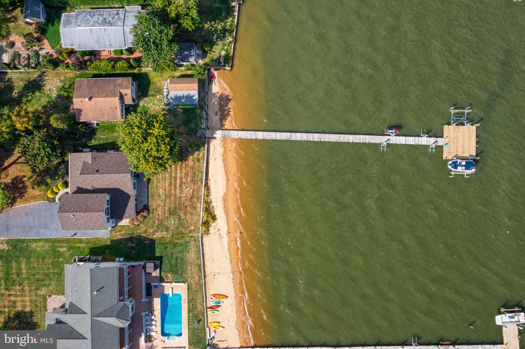 153 Allegany Road Stevensville, MD 21666 - Photo 40 of 46 Aerial view