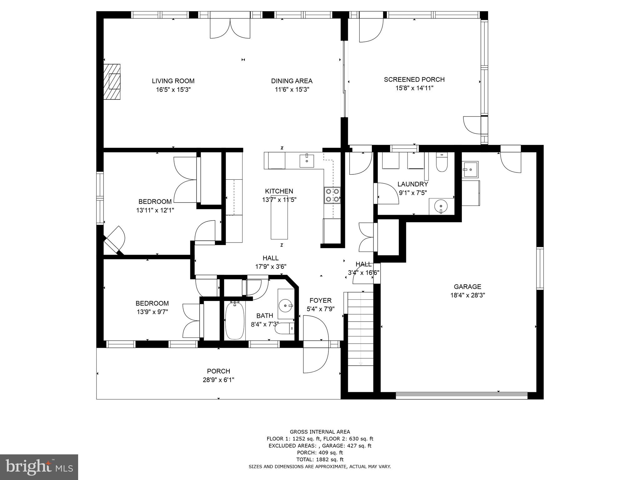 153 Allegany Road Stevensville, MD 21666 - Photo 45 of 46 Main level floorplan