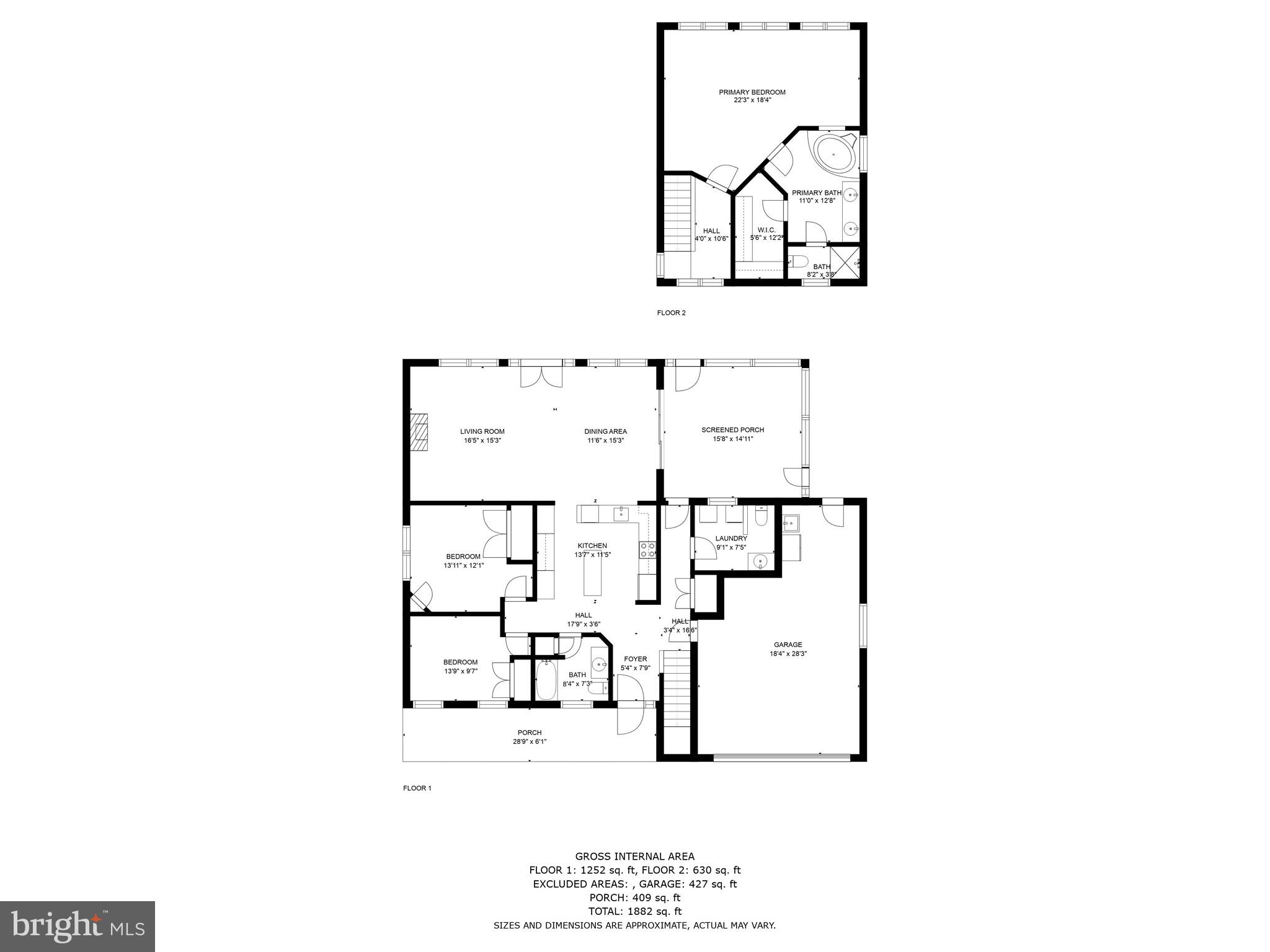 153 Allegany Road Stevensville, MD 21666 - Photo 46 of 46 Floor plan, both levels