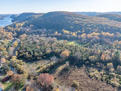 a view of a mountain in the distance