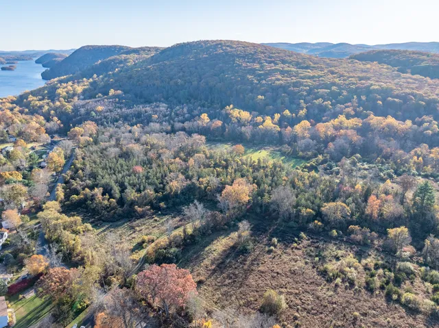 a view of a mountain in the distance