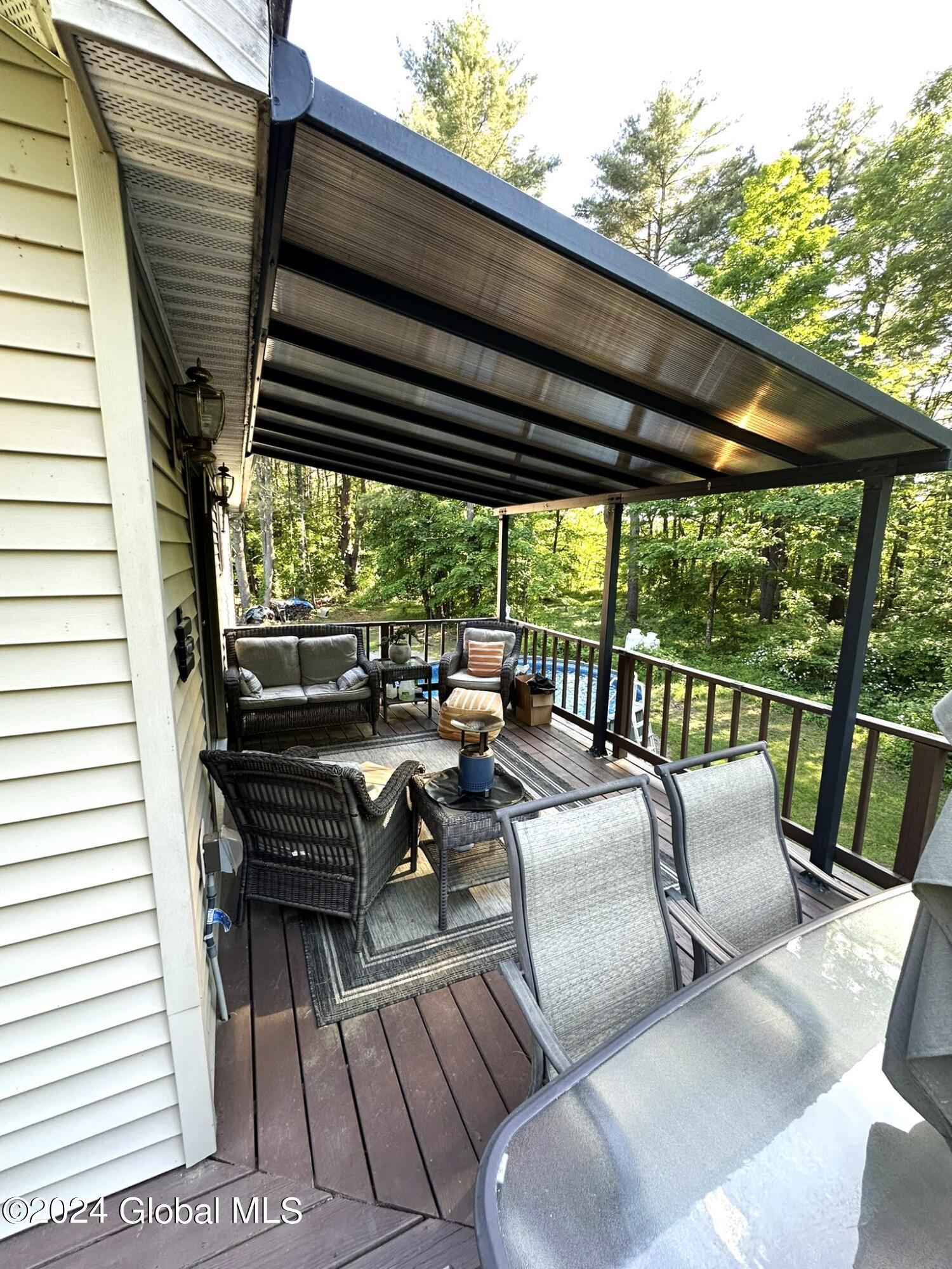 492 Schauber Road Clifton Park, NY 12019 - Photo 16 of 21 Back Porch 2