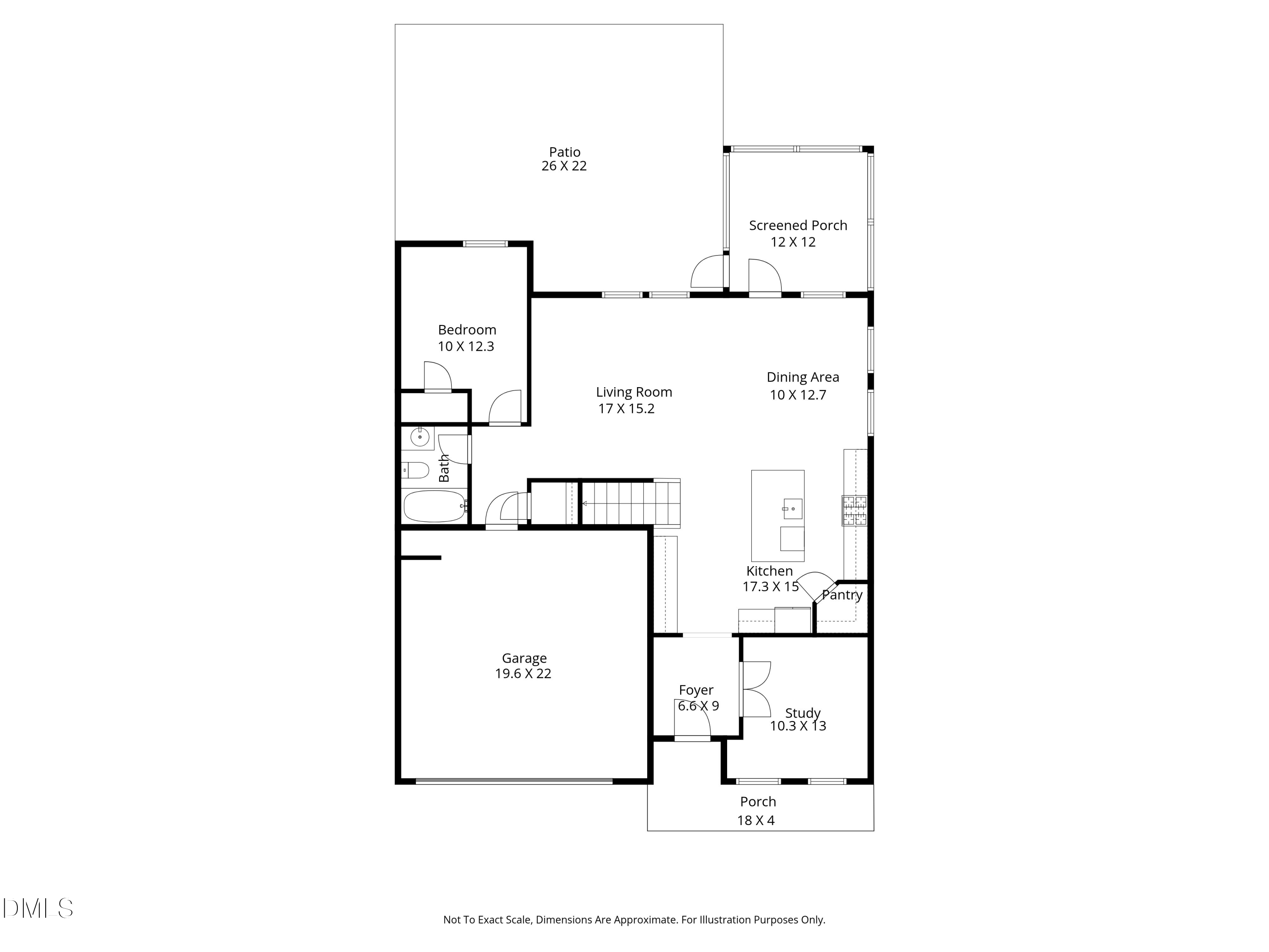 563 Fosterton Cottage Way Raleigh, NC 27603 - Photo 14 of 17 1st Floor plans - 563 Foster Cottage Way