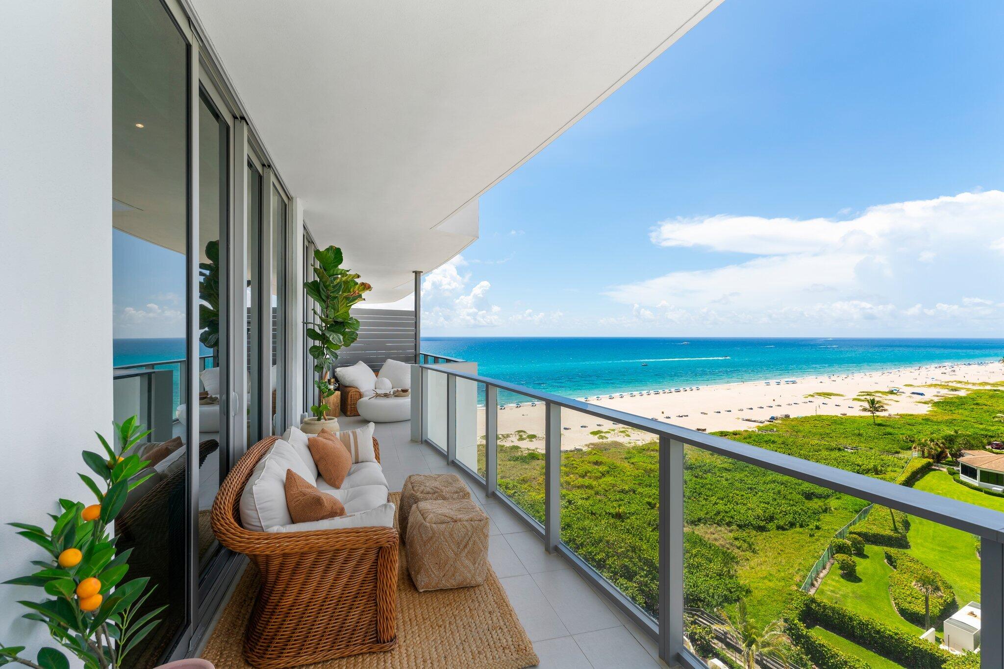 3100 North Ocean Drive, Unit H1006 Singer Island, FL 33404 - Photo 22 of 110 Balcony Views