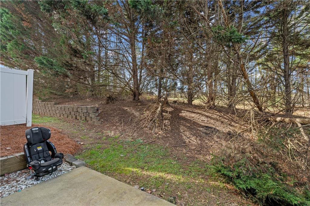 141 Mill Pond Crossing, Unit L3 Carrollton, GA 30116 - Photo 21 of 21 a backyard of a house with table and chairs