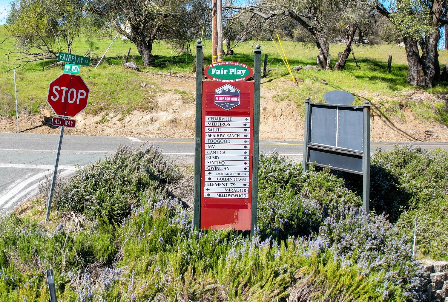 7935 Fairplay Road Somerset, CA 95684 - Photo 3 of 20 a sign that is on the side of the road