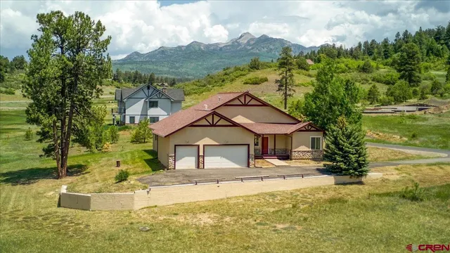 a house view with a outdoor space