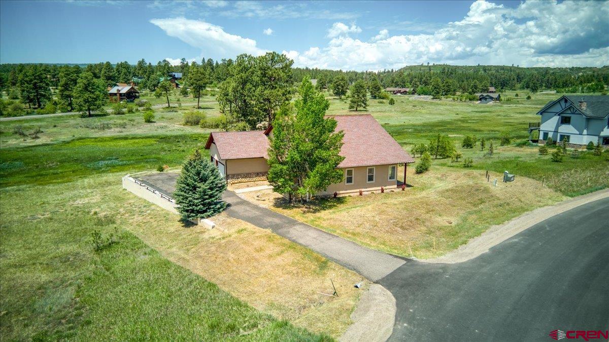 196 Dylan Drive Pagosa Springs, CO 81147 - Photo 35 of 44 a view of a garden with an outdoor space
