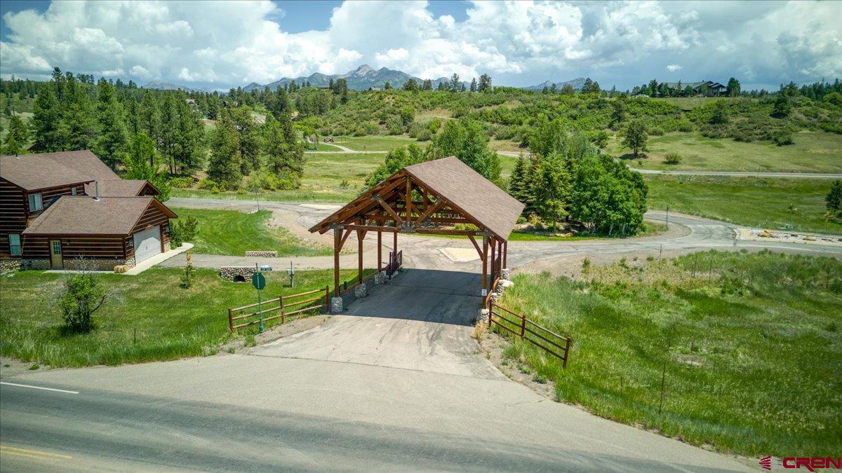 196 Dylan Drive Pagosa Springs, CO 81147 - Photo 43 of 44 a view of a garden with an outdoor space