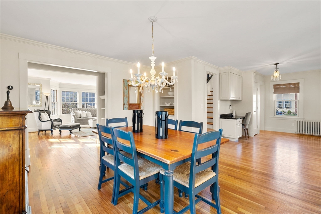 10 Pickwick Road Marblehead, MA 01945 - Photo 10 of 42 a view of a dining room with furniture and wooden floor