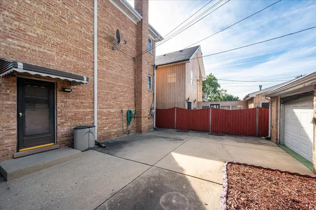 a view of a car garage