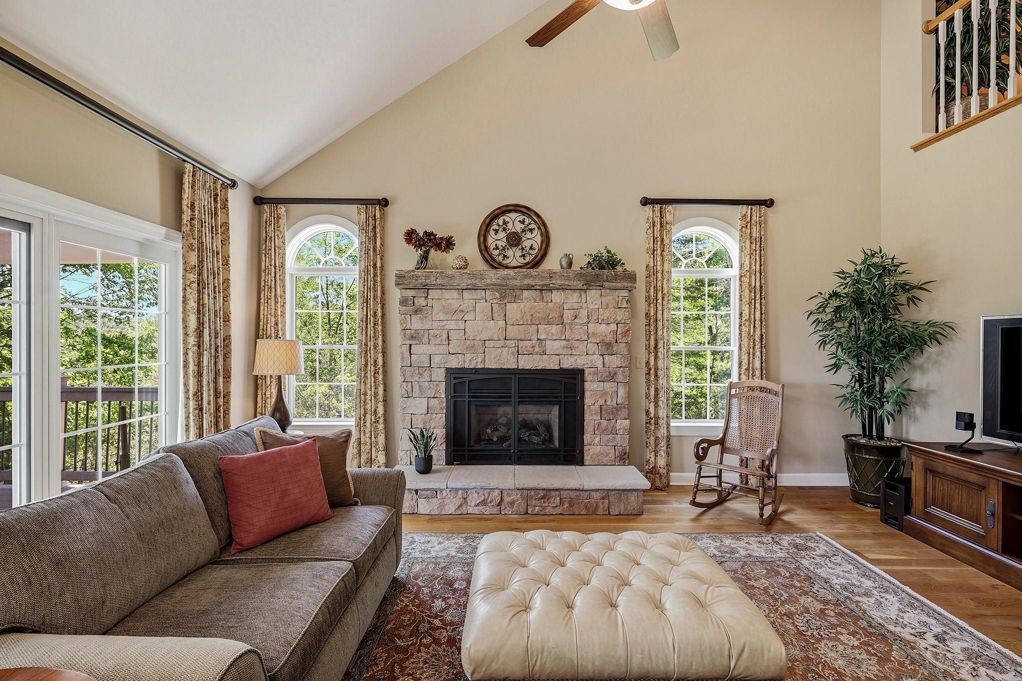 759 Rife's Ford Road Verona, VA 24482 - Photo 9 of 66 a living room with furniture and a fireplace