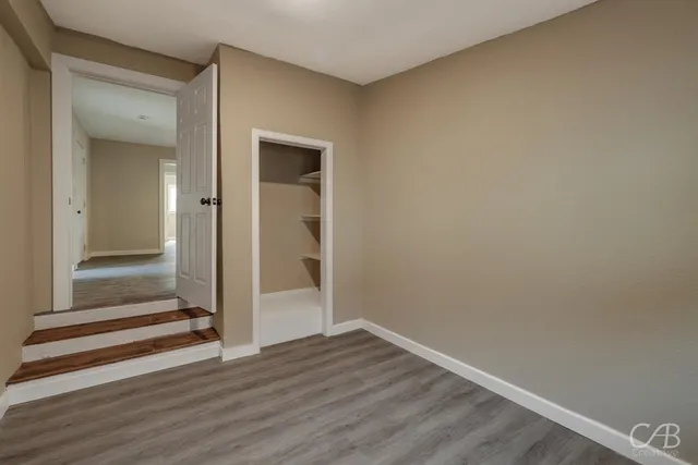wooden floor in an empty room