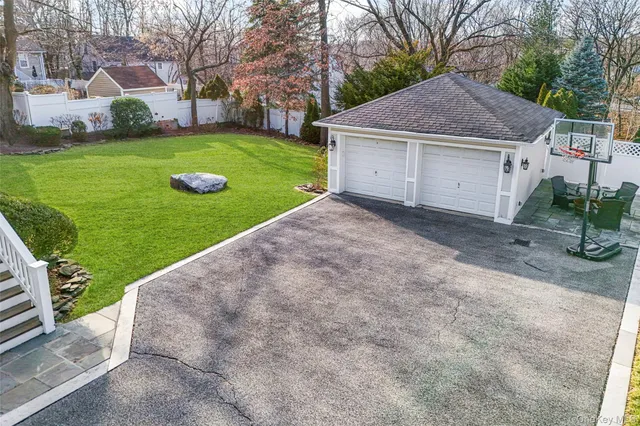 a aerial view of a house