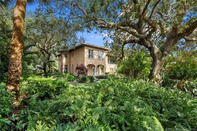 a house with a tree in front of it