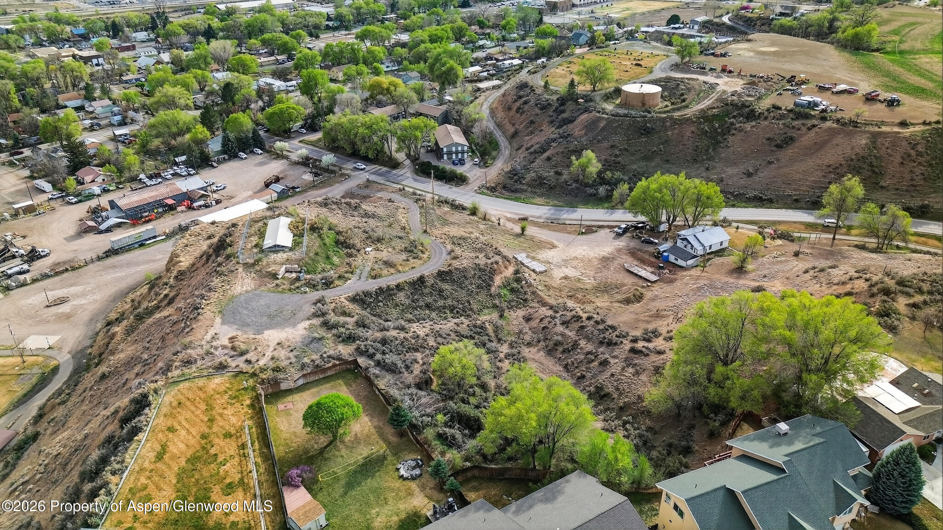 734 North 7th Street Silt, CO 81652 - Photo 9 of 10 an aerial view of residential house with outdoor space