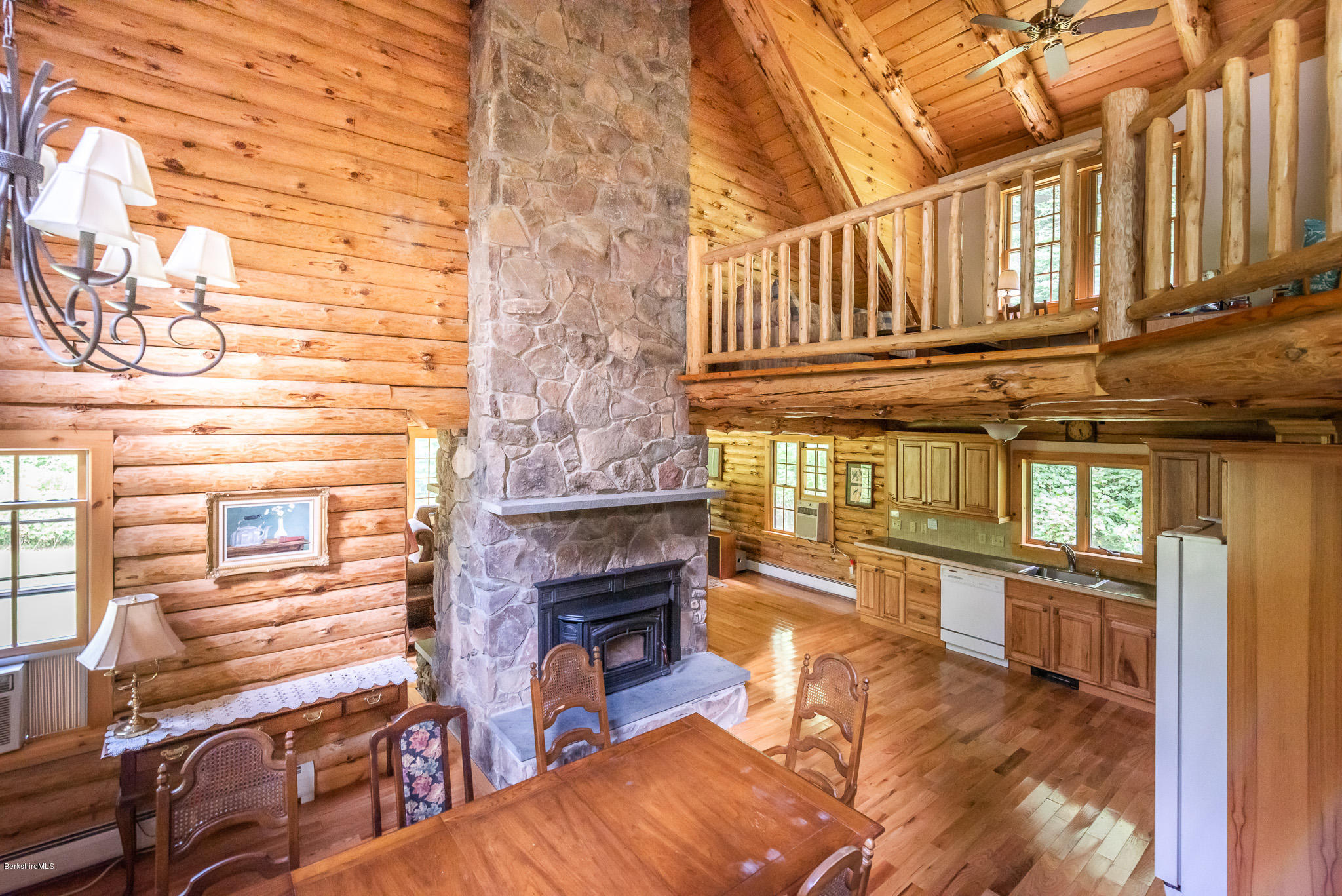 28 Cobb Road West Stockbridge, MA 01236 - Photo 14 of 29 Great Room with Fireplace