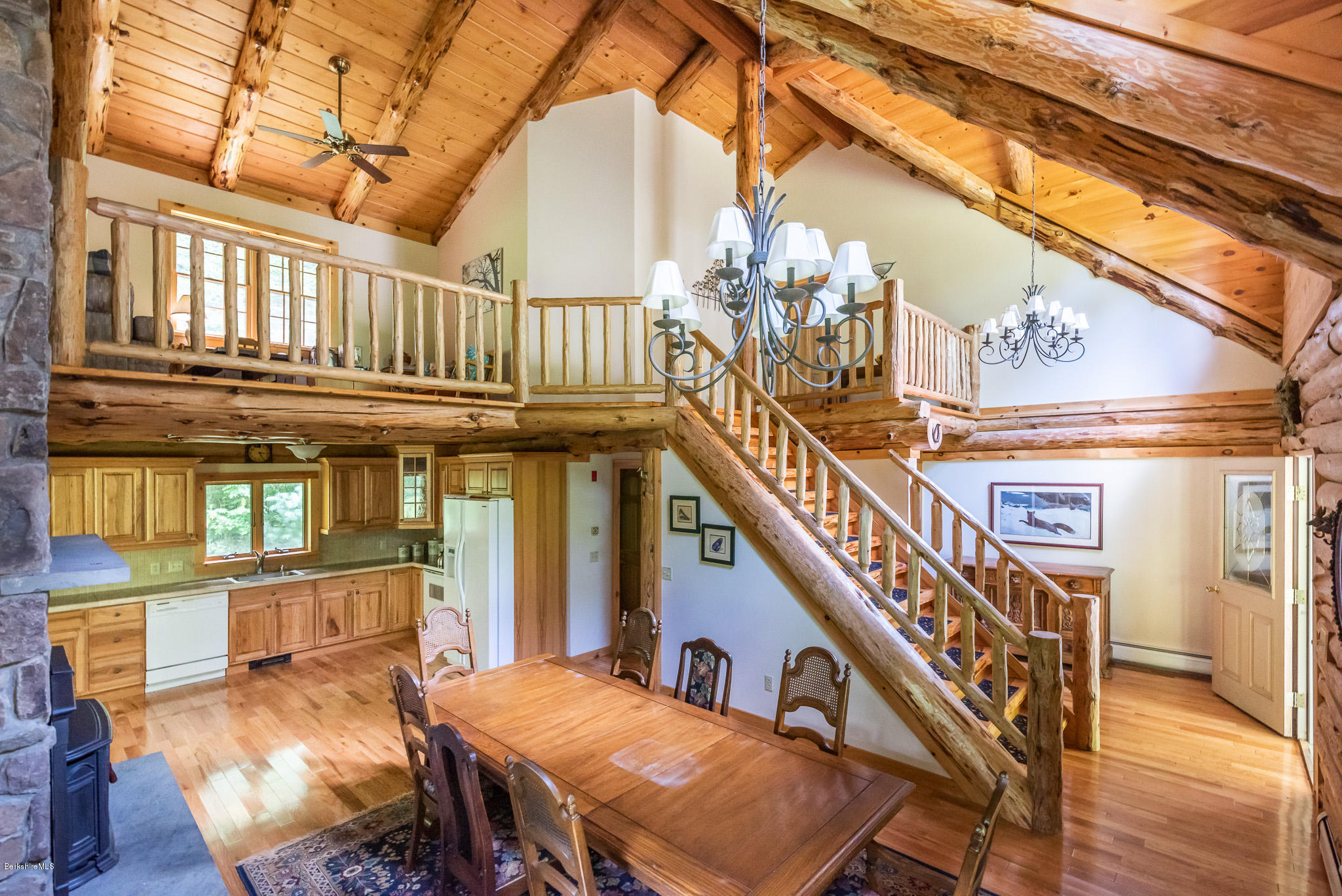 28 Cobb Road West Stockbridge, MA 01236 - Photo 16 of 29 Great Room to StairCase and Landing