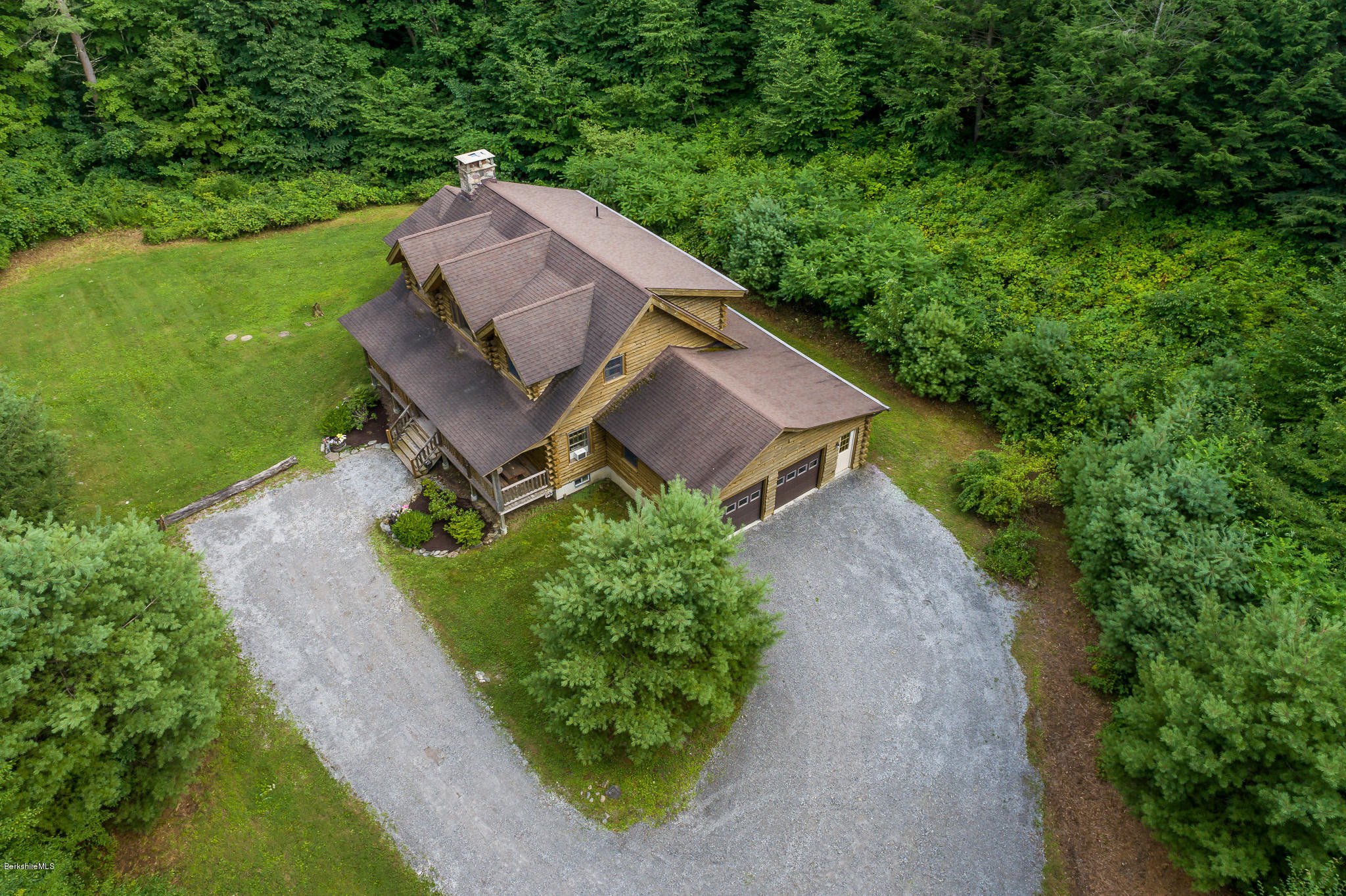 28 Cobb Road West Stockbridge, MA 01236 - Photo 4 of 29 Drone Overhead