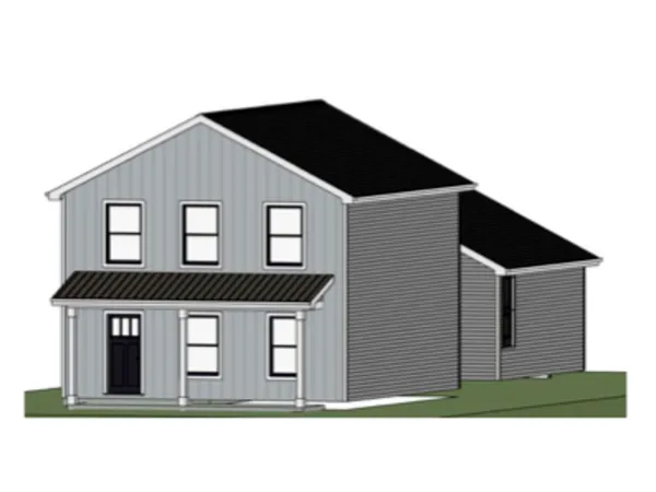 a black and white photo of a house