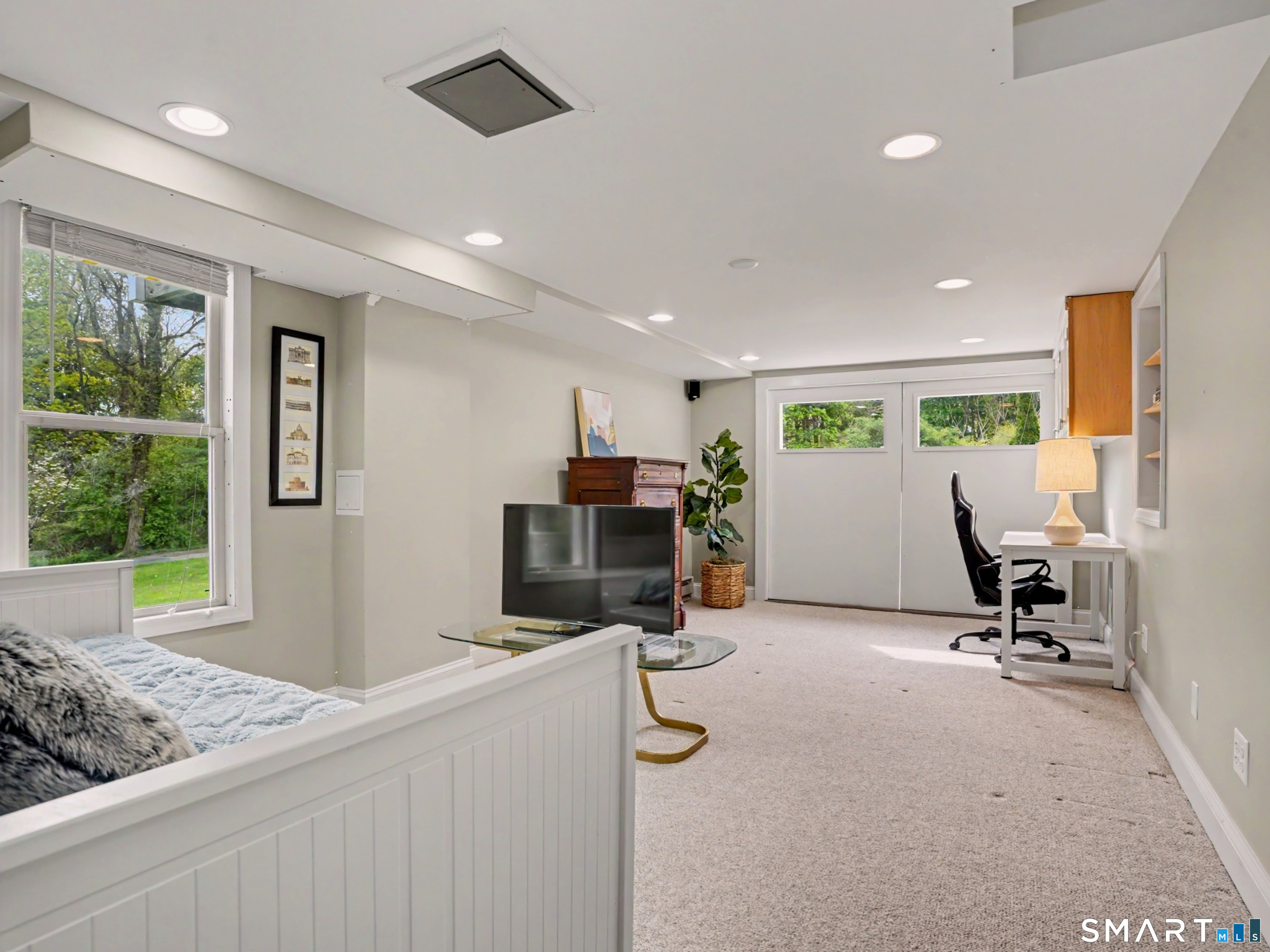 105 Ivy Hill Road Ridgefield, CT 06877 - Photo 34 of 39 Lower level rec room is a versatile space.