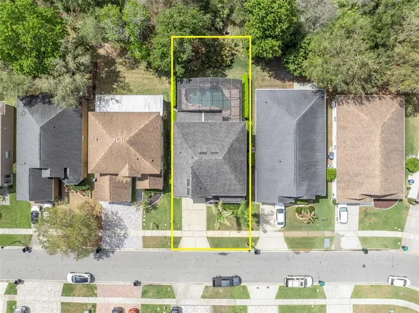 an aerial view of a football ground