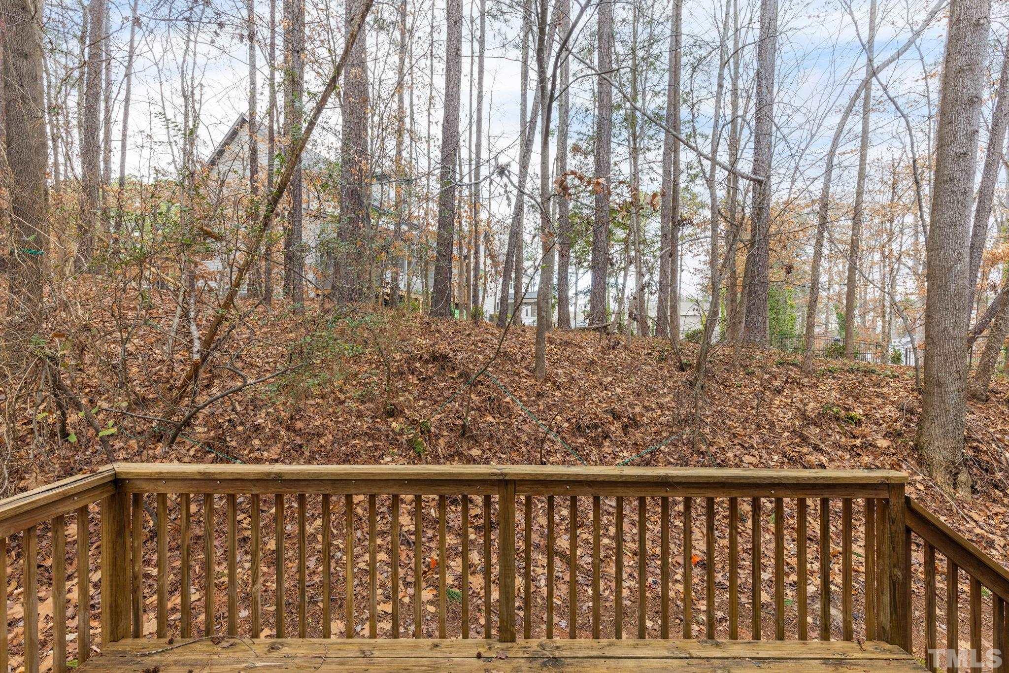 4313 Timberwood Drive Raleigh, NC 27612 - Photo 15 of 28 a view of wooden balcony