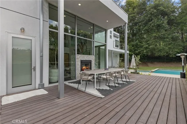 a view of a house with a swimming pool