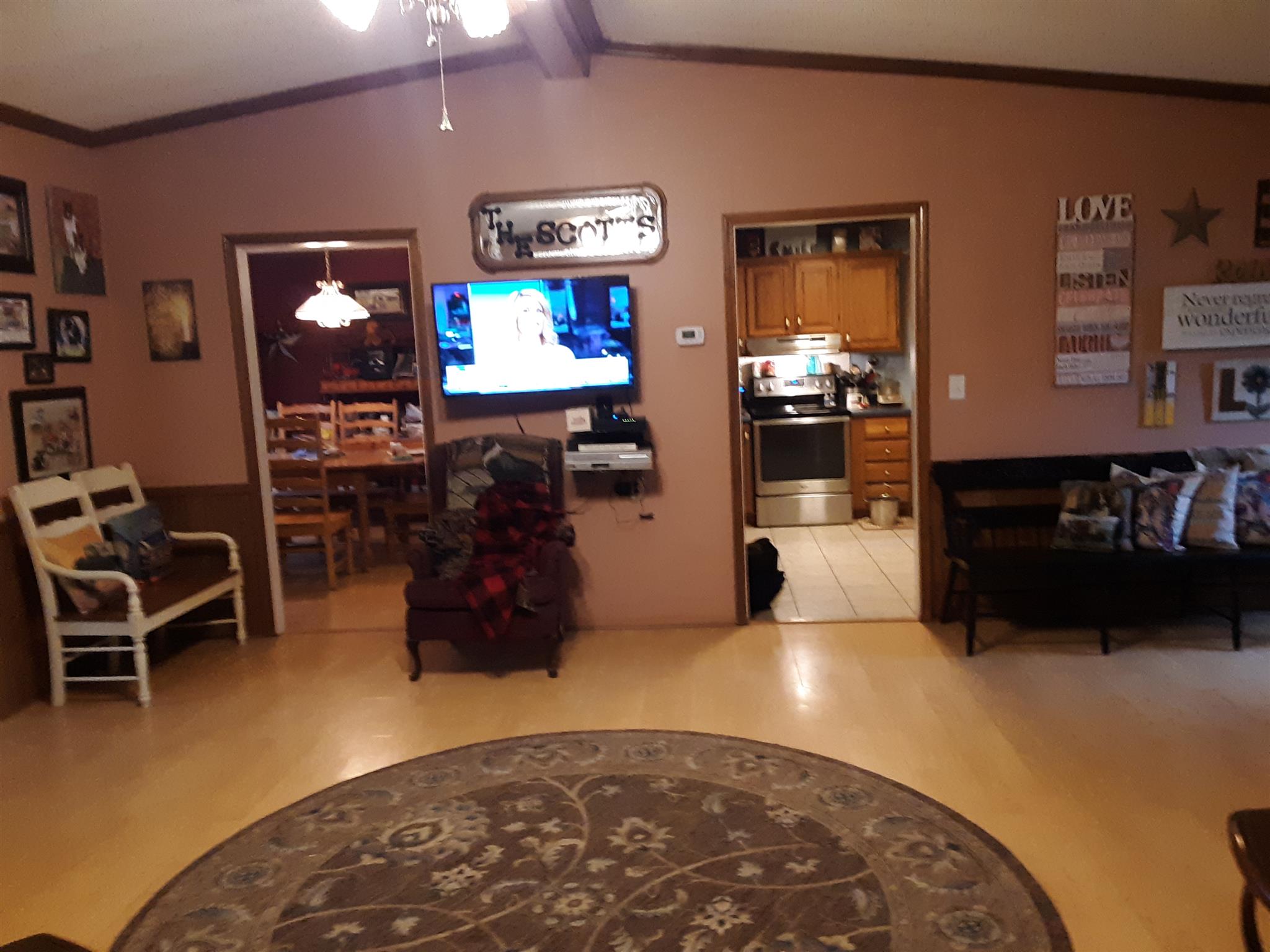 289 Ray Jent Road Bethpage, TN 37022 - Photo 16 of 19 a living room with furniture and a flat screen tv