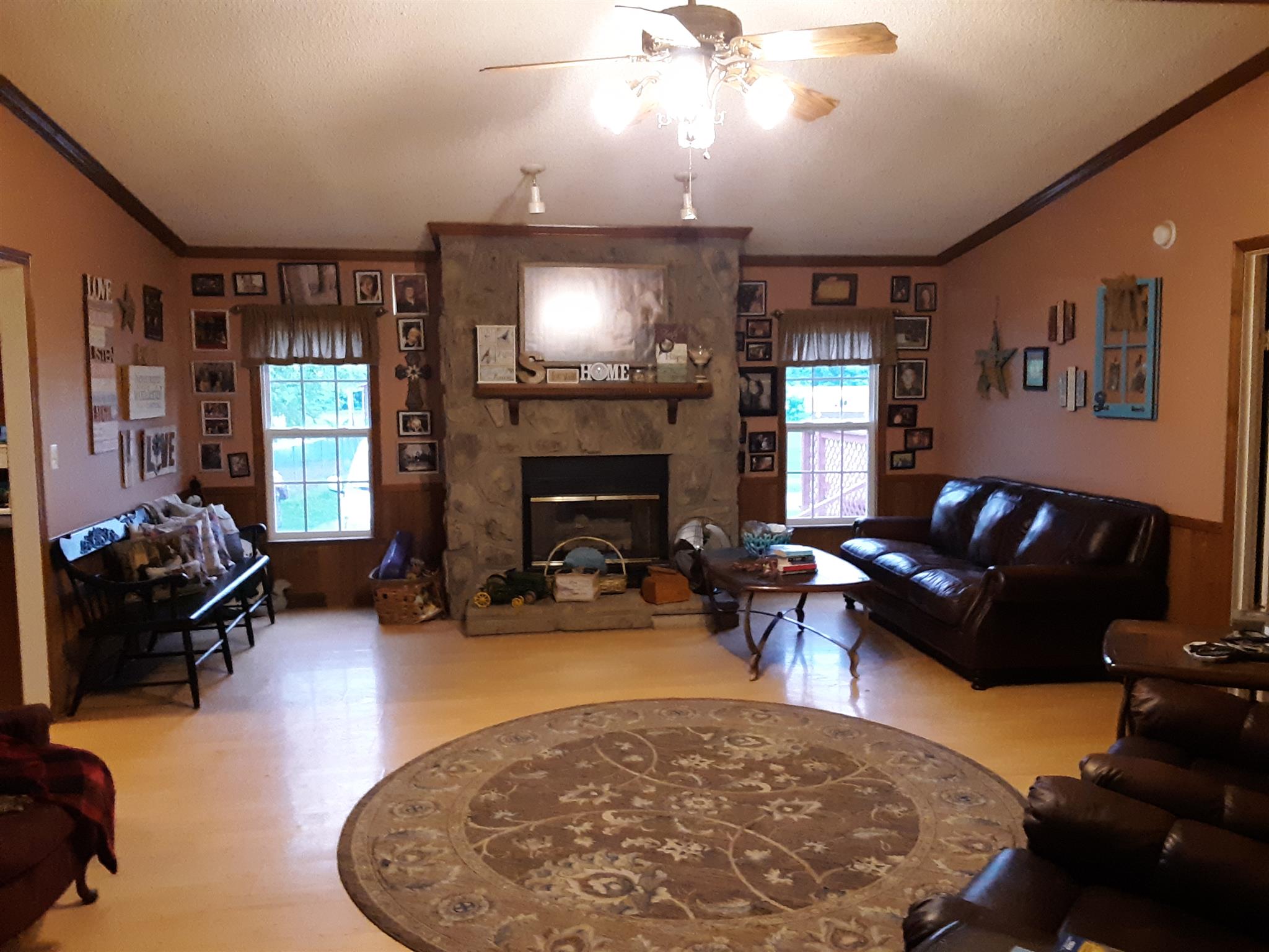289 Ray Jent Road Bethpage, TN 37022 - Photo 8 of 19 a living room with furniture and a fireplace