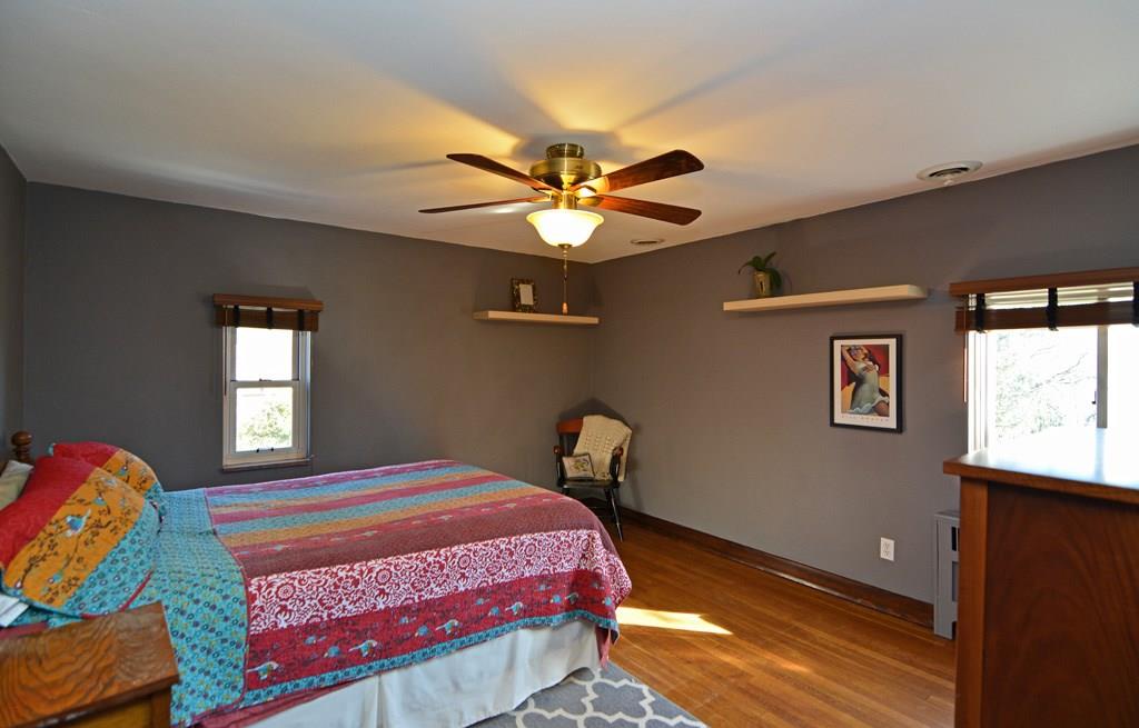 130 Harding Road Pittsburgh, PA 15229 - Photo 15 of 23 The sizable second bedroom also offers a lighted ceiling fan, hardwood flooring and walk-in closet.