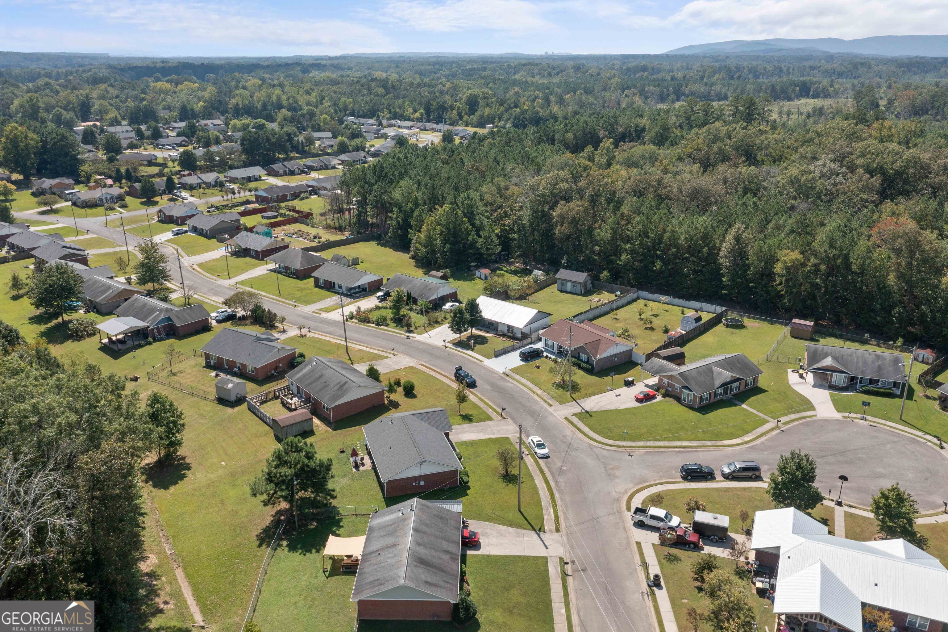 33 Northwest Hunters Glenn Road Rome, GA 30165 - Photo 42 of 43 an aerial view of a house with a garden