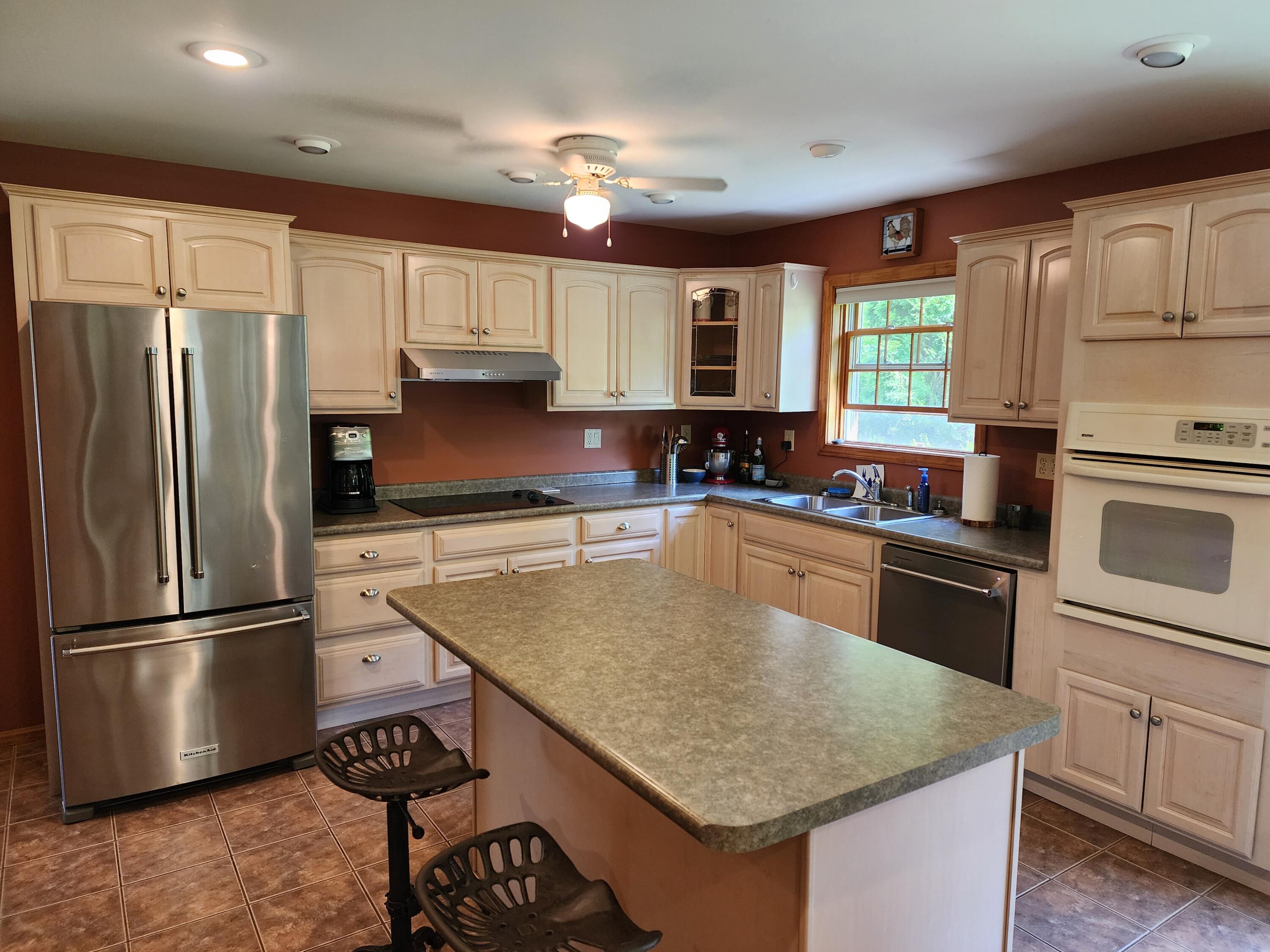 8 Loon Cove Road Livermore, ME 04253 - Photo 26 of 54 Kitchen w/ island & tile flooring!