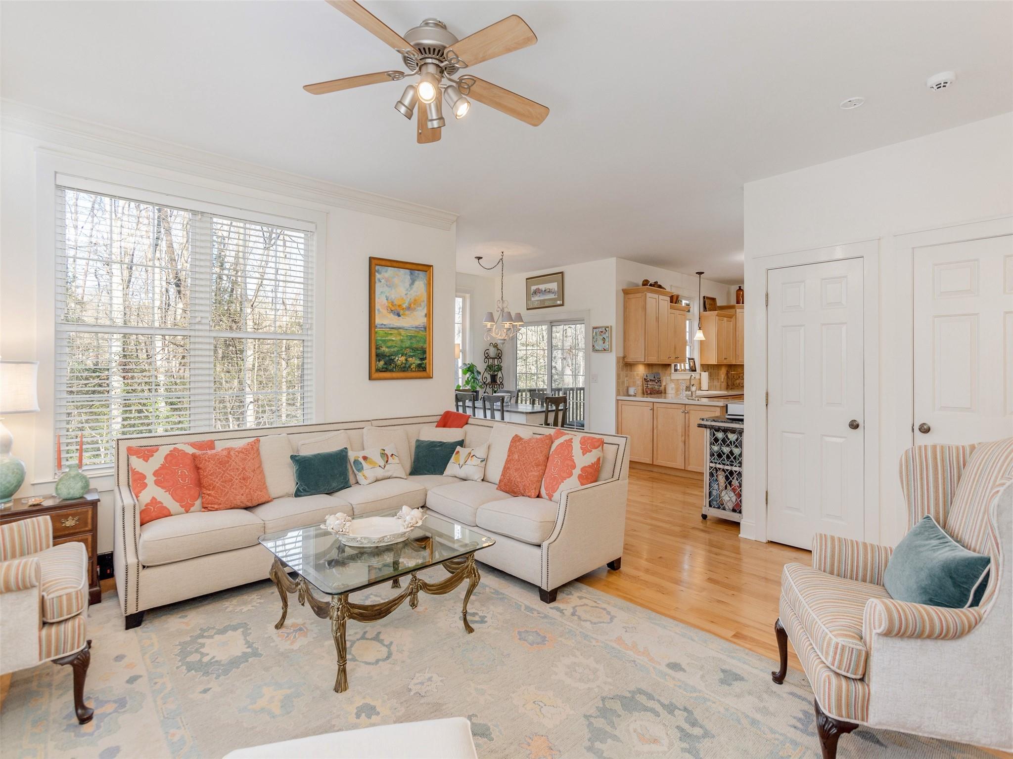 73 Cave Lane Arden, NC 28704 - Photo 15 of 45 a living room with furniture and a large window