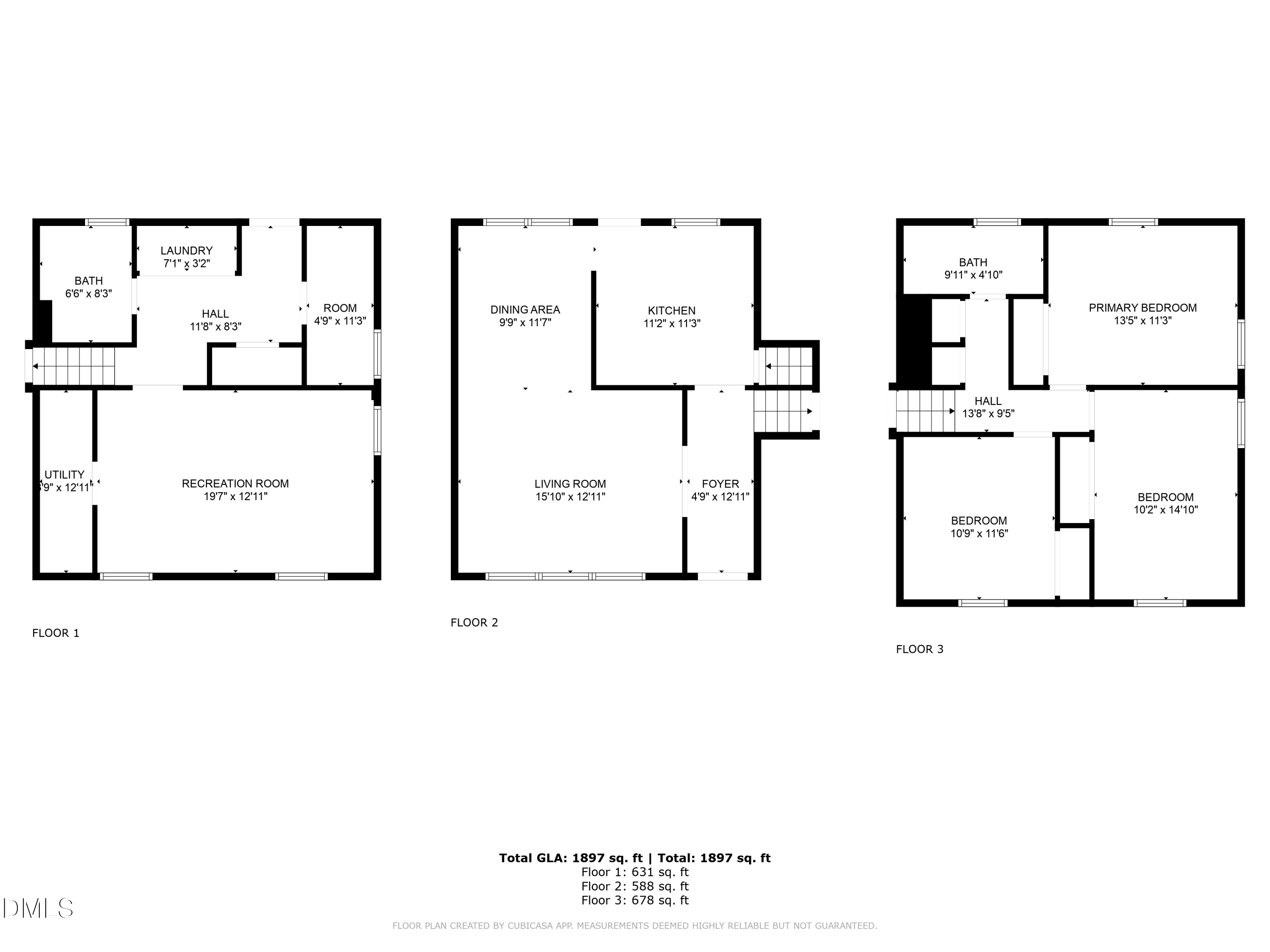 3523 Brentwood Road Raleigh, NC 27604 - Photo 43 of 43 a picture of a floor plan