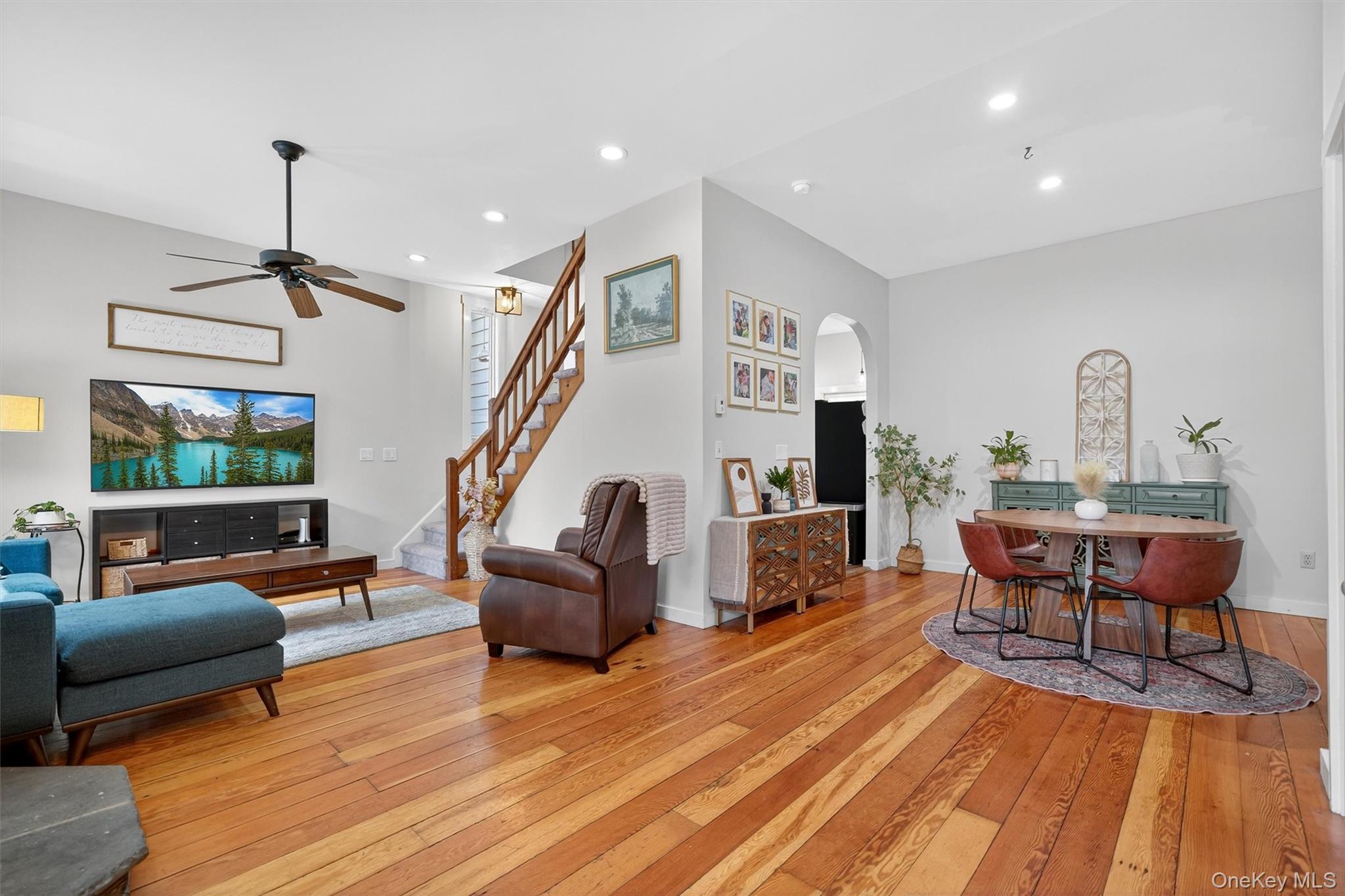 321 Bellvale Lakes Road Warwick, NY 10990 - Photo 4 of 33 a living room with furniture and a wooden floor