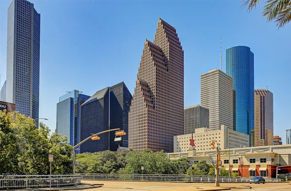 a front view of a building with street view