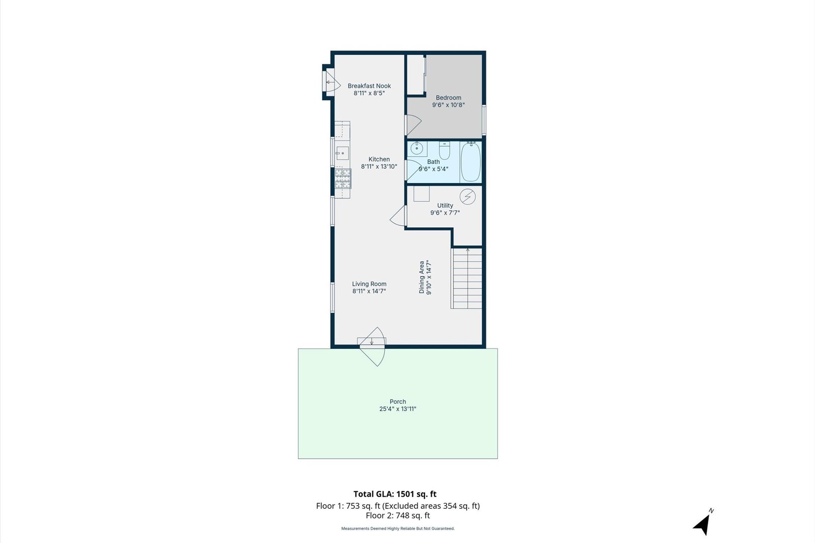 8404 South Exchange Avenue Chicago, IL 60617 - Photo 43 of 48 a picture of a floor plan