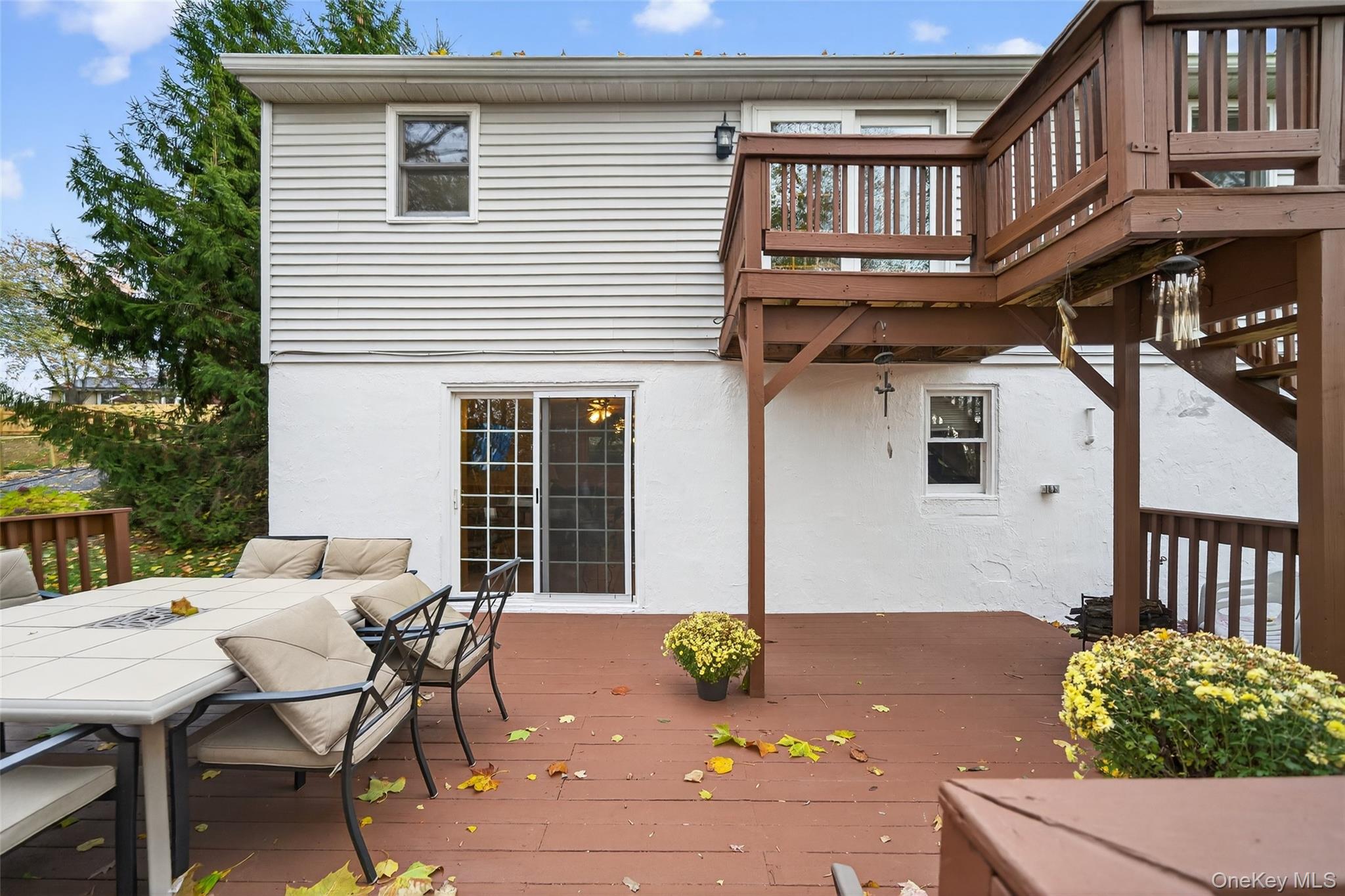 7 Colleen Lane Wallkill, NY 12589 - Photo 16 of 39 Wooden deck with outdoor dining space