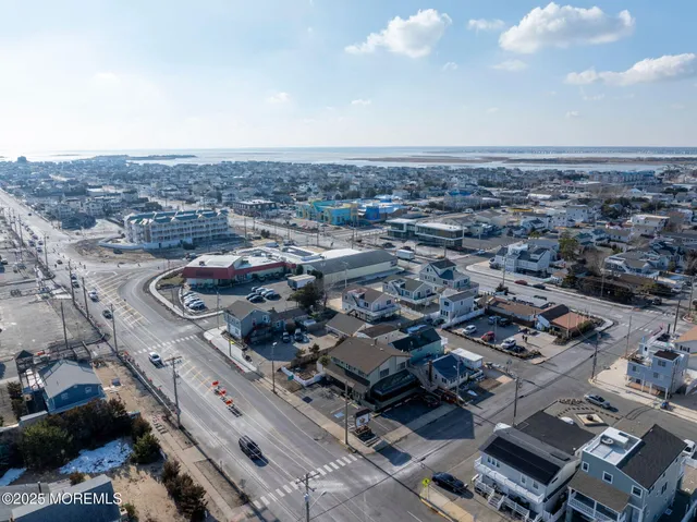 a view of building with sitting area