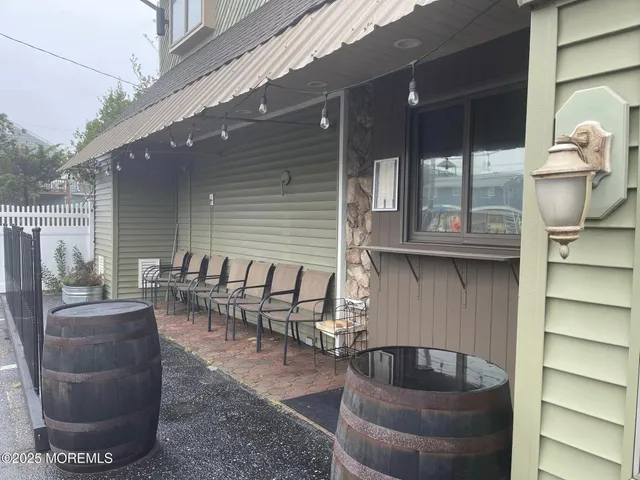 a workspace with wooden floor