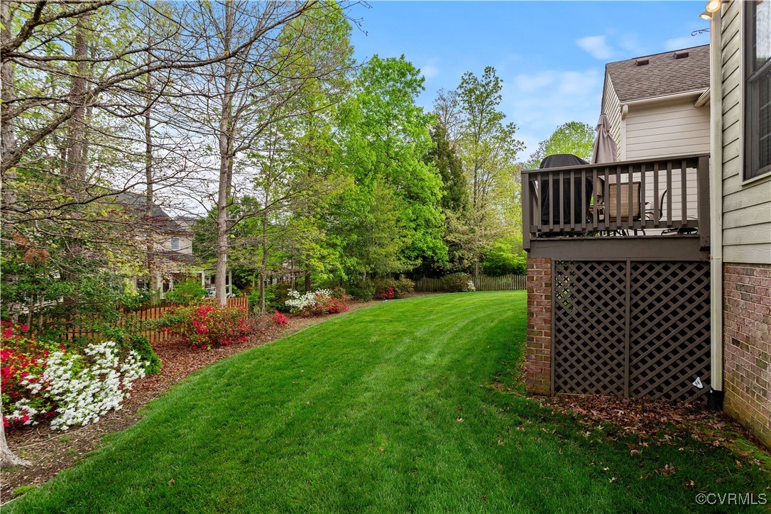 1007 Kingham Drive Midlothian, VA 23114 - Photo 6 of 42 a view of a back yard