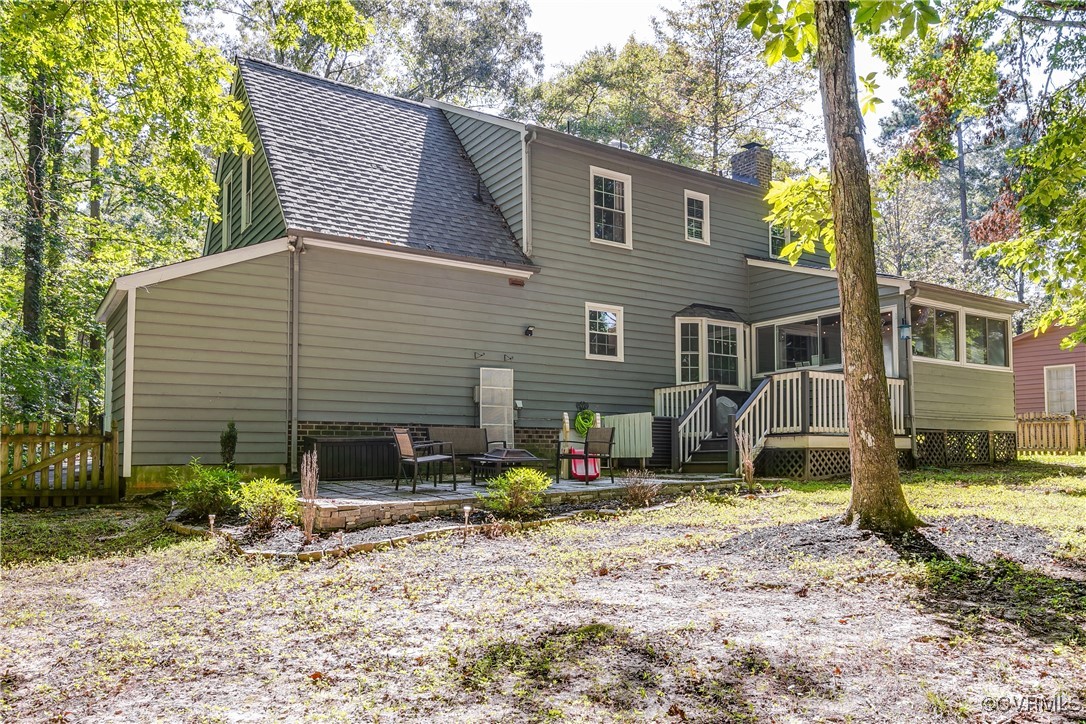 13906 Barnes Spring Road Midlothian, VA 23112 - Photo 43 of 45 a view of a house with backyard of the house