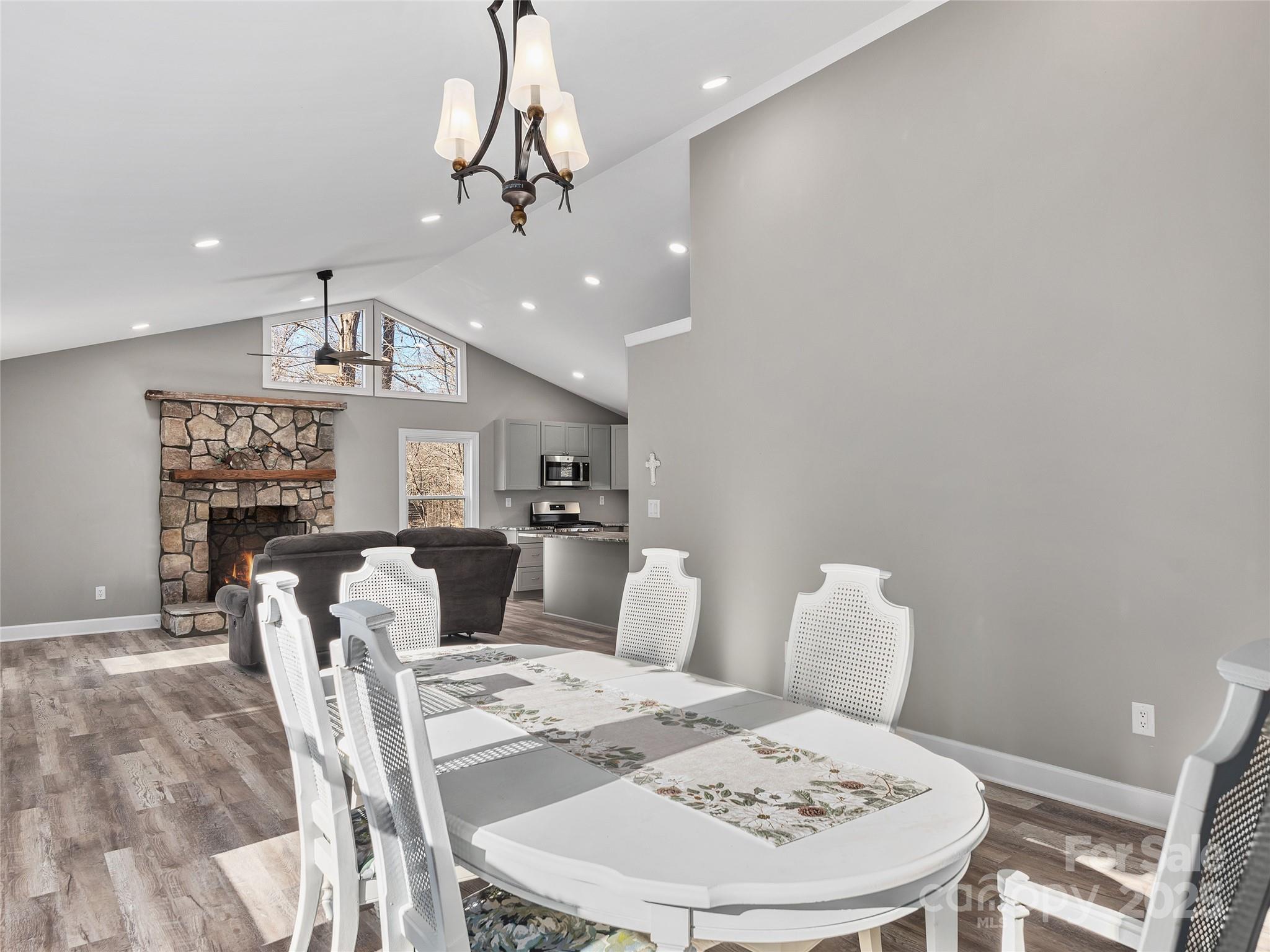 611 Peniel Road Columbus, NC 28722 - Photo 11 of 28 a view of a dining room with furniture