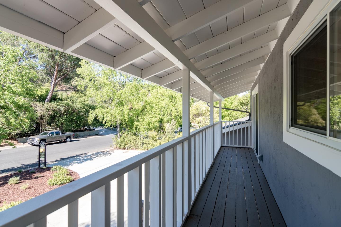 115 Belcrest Drive Los Gatos, CA 95032 - Photo 25 of 30 a view of a balcony with wooden floor