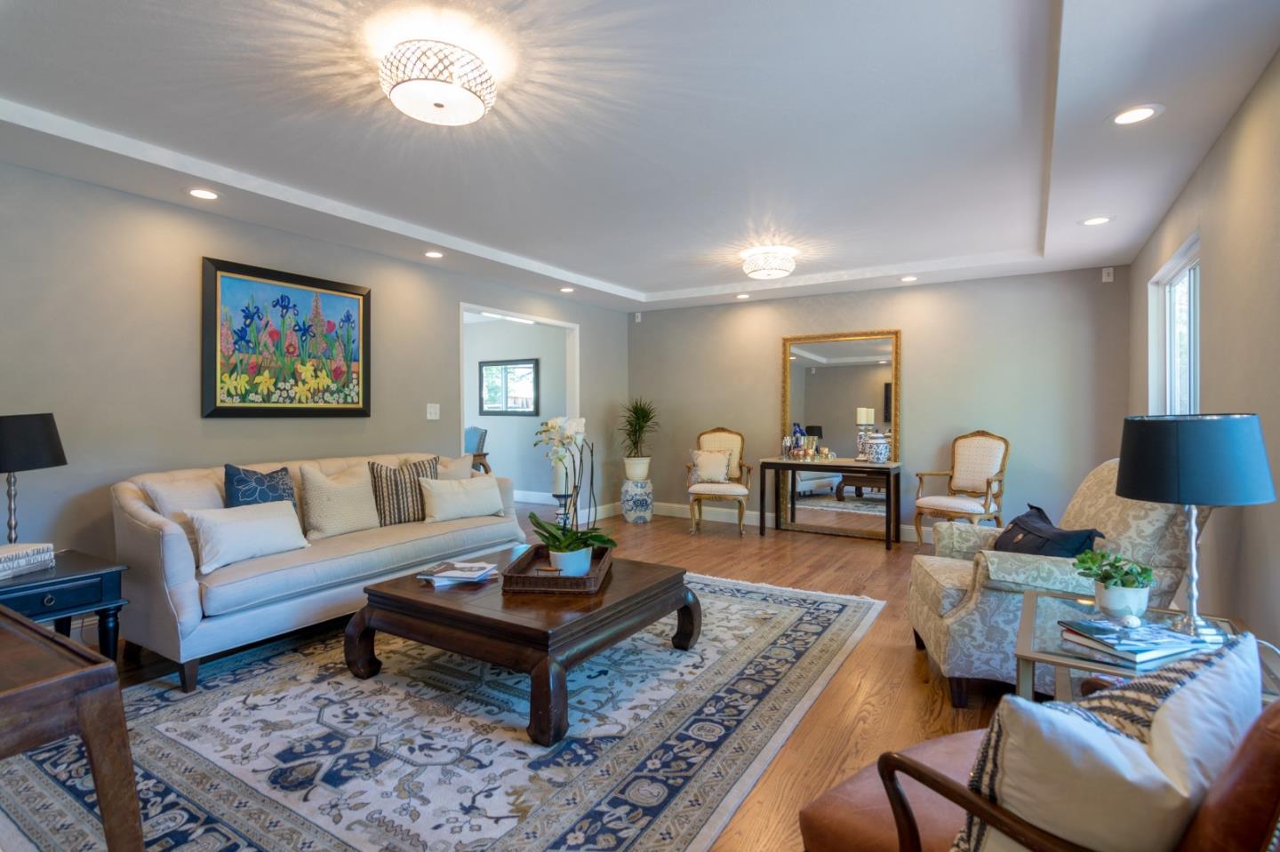 115 Belcrest Drive Los Gatos, CA 95032 - Photo 4 of 30 a living room with furniture and a rug